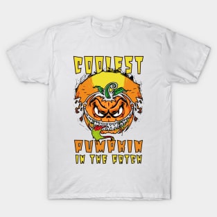 Coolest Pumpkin In The Patch - Coolest Halloween T-Shirt